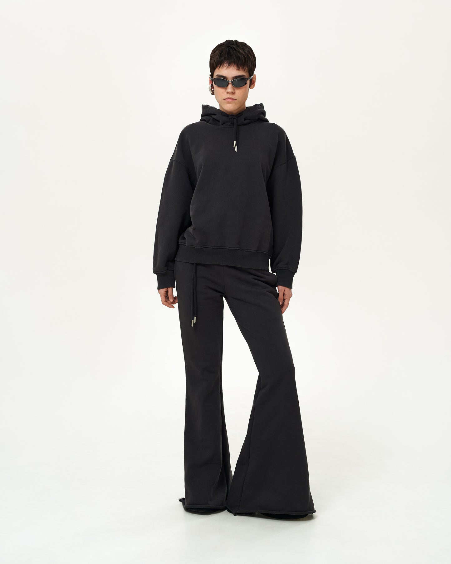 Flared trousers Anthracite